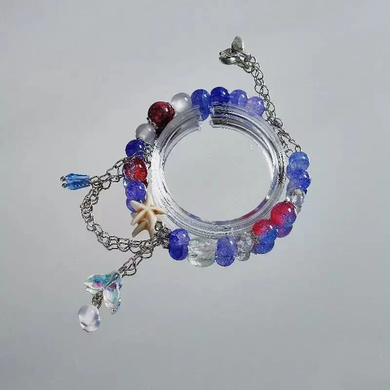 非金属树脂手链 【小叶】【恋与深空】鱼尾新中式串珠渲染手串Y468