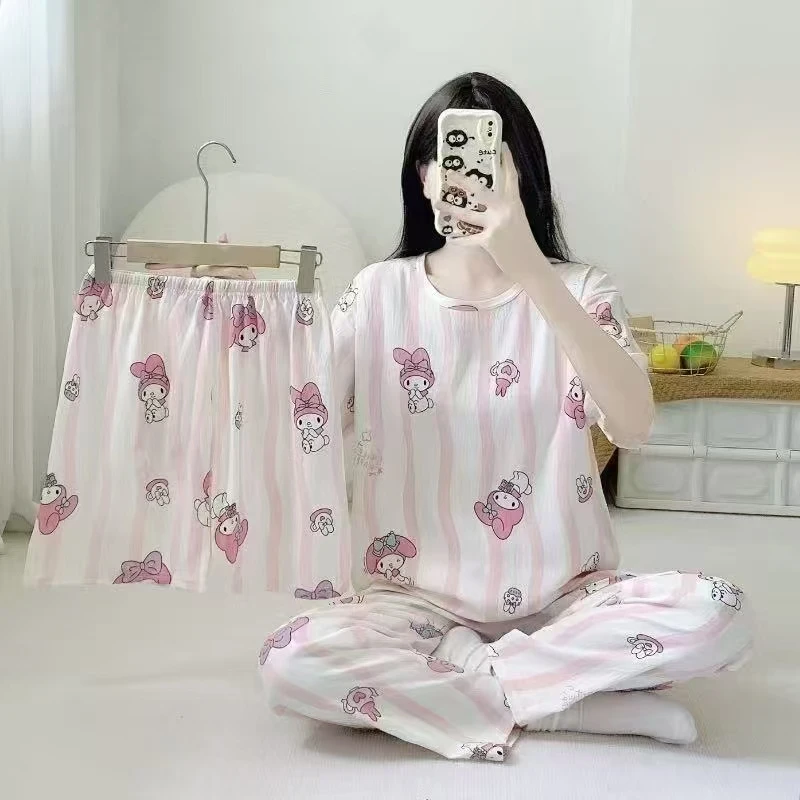 【小洁家女装】夏季清新家居服三件套