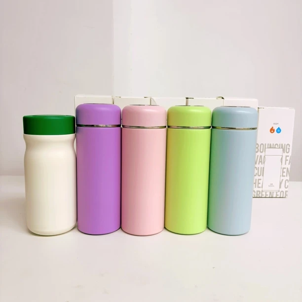 316不锈钢便携迷你高颜值泡茶水杯家用可爱口袋杯