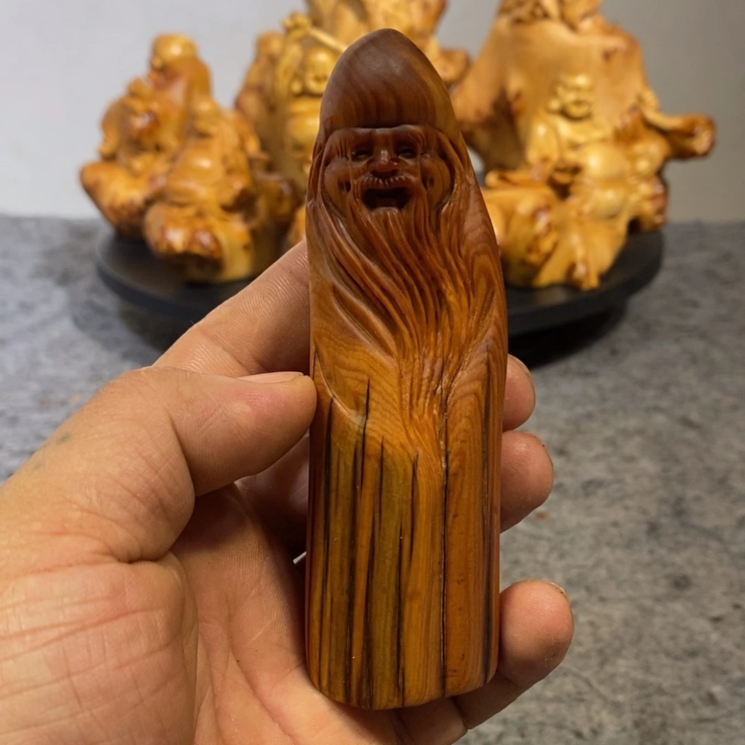 柏木（崖柏）木雕工艺品摆件家居装饰手把件