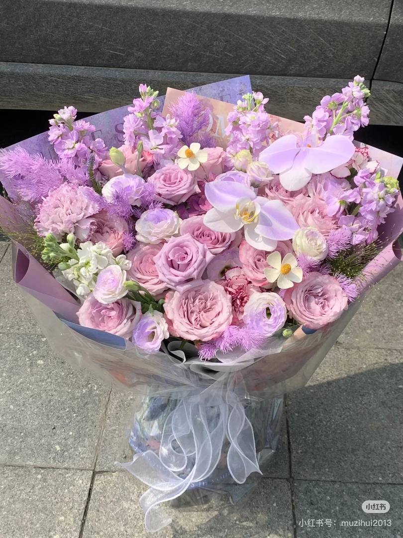 鲜花【紫霞艾莎】同地址一单顺丰或京东送货上门