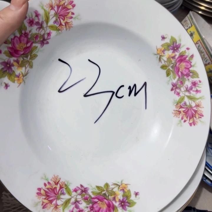 景德镇陶瓷高温瓷折腰盘