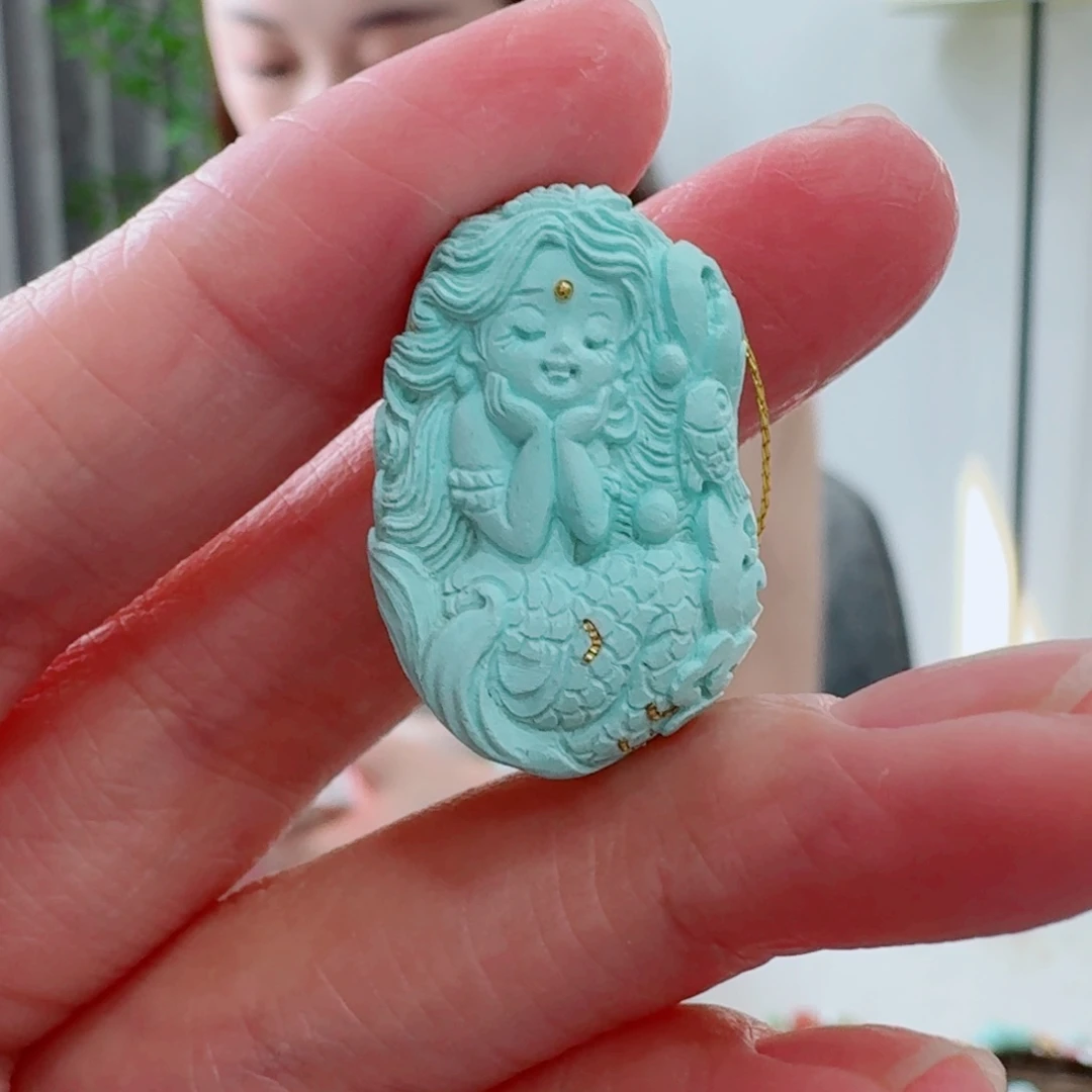 未镶嵌绿松石珠宝奇石