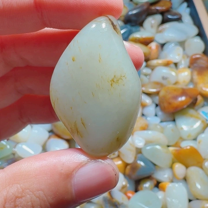 和田玉未镶嵌挂件26克