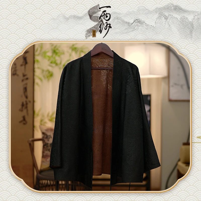 【凤求凰•四经罗汉服】238602桑蚕丝四经罗香云纱上衣外套中式45