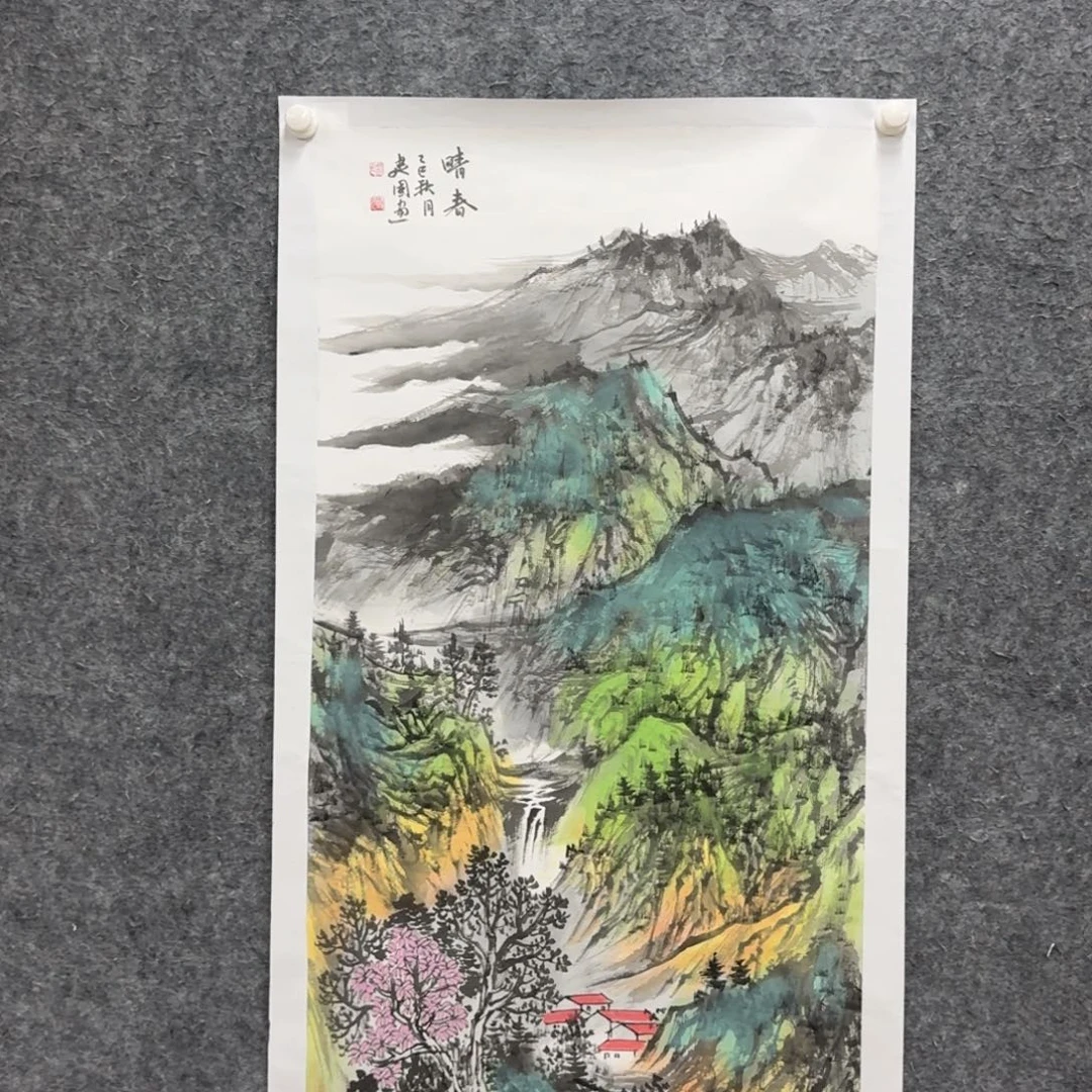 国画国画作品HJG老师