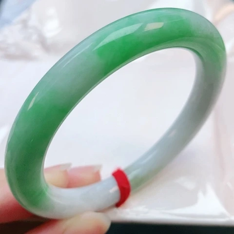 未镶嵌手镯翡翠52圆条882662