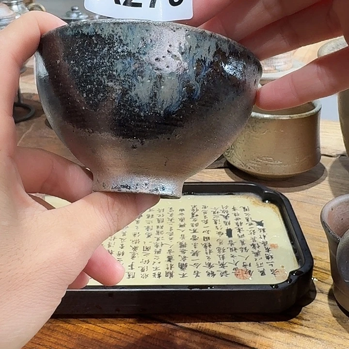 坭兴陶柴烧全手工原矿泥料杯