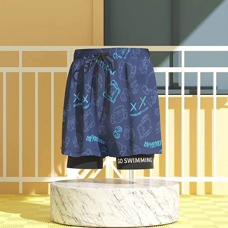 23702Z泳裤男士速干防尴尬5五分沙滩裤装温泉游衣游泳装备