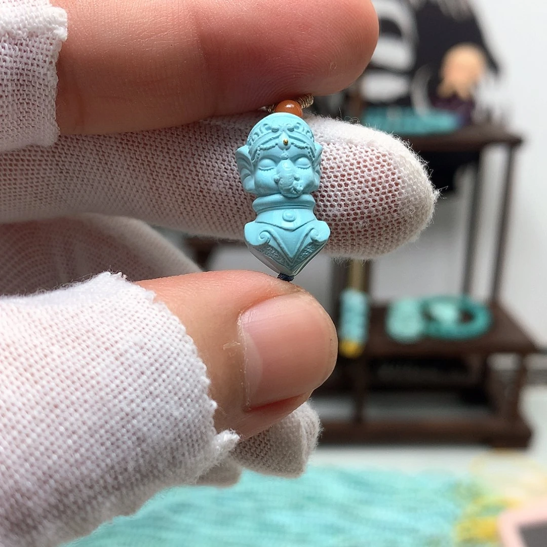 未镶嵌绿松石挂件