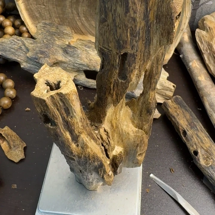 沉香碎屑沉香绿棋楠182克