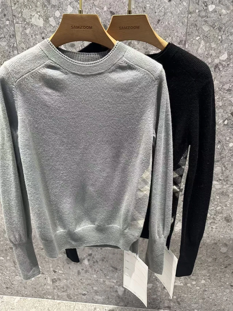 中古老钱风轻奢山羊绒针织套头衫女款SZ-17127