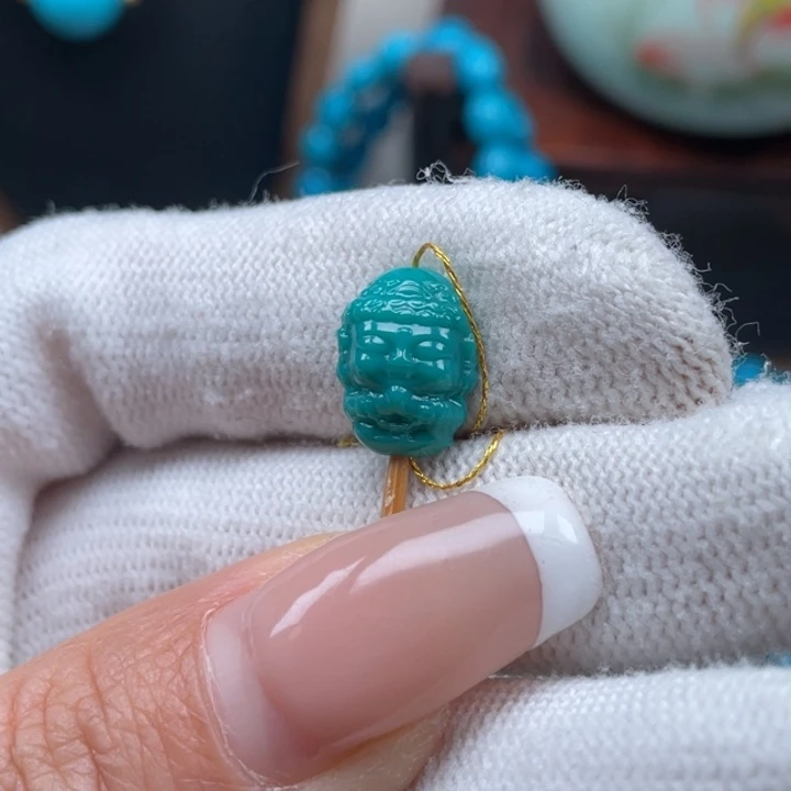 绿松石未镶嵌珠宝奇石9.8