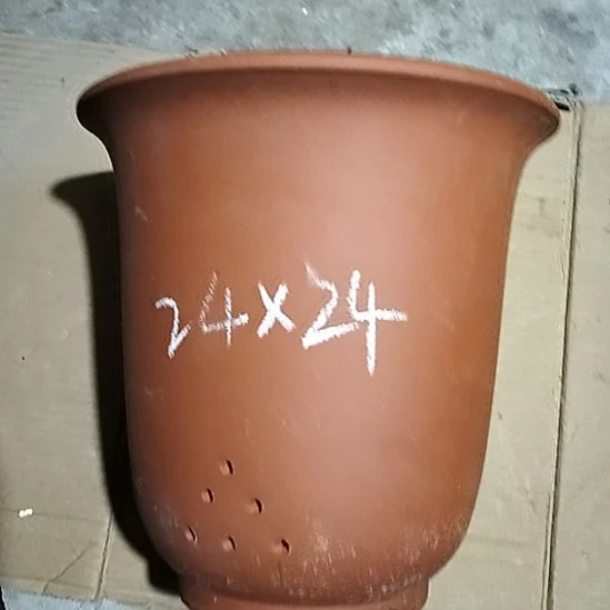 紫砂红泥特大金钟一个