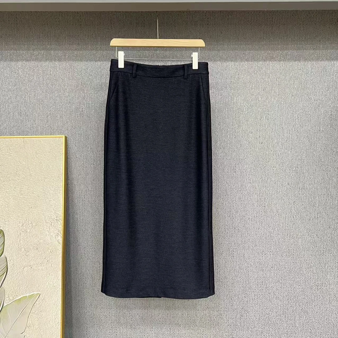 爆款！后隐形拉链女士休闲牛仔半裙