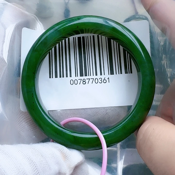 和田玉（碧玉）手镯未镶嵌5556