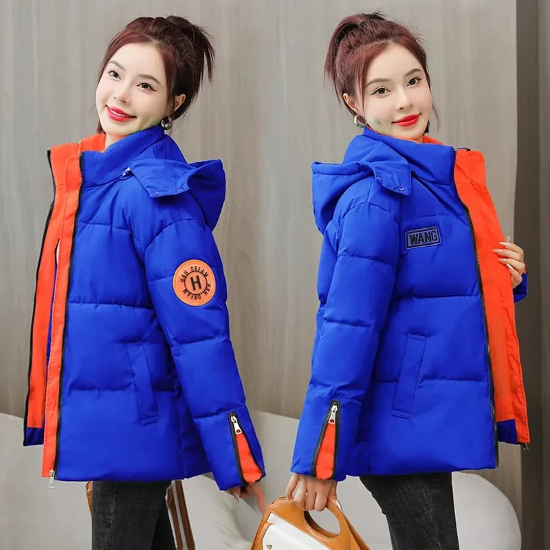 C004棉服女2024新款冬季棉袄外套ins加厚小个子短款面包服