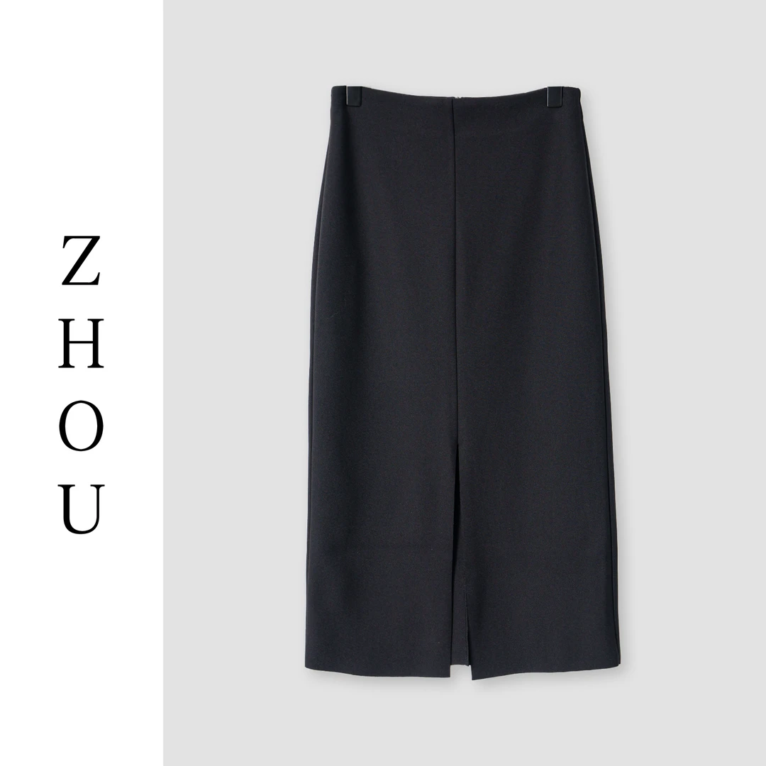 （周哥甄选）黑色半身裙-23193