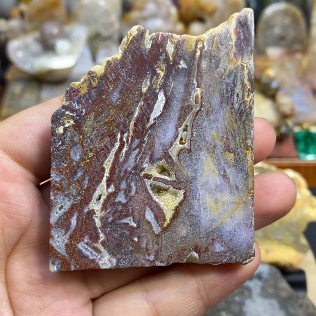 硅化玉未镶嵌颈饰K40