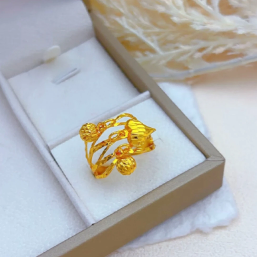 铜合金戒指 【紫霞仙子】新款灵动仙气飘飘时尚戒指9044