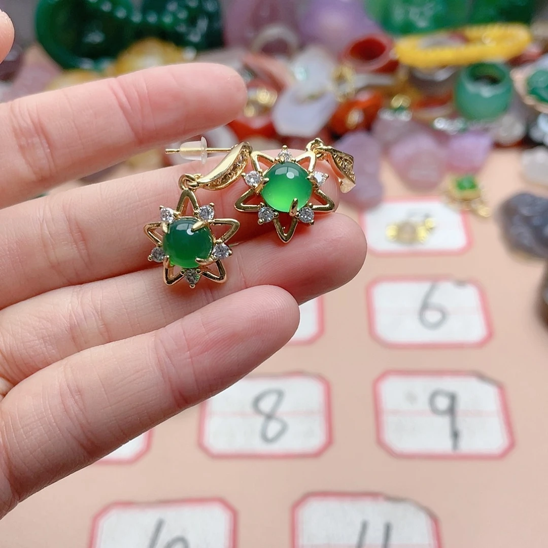 玛瑙/玉髓颈饰合金曾*