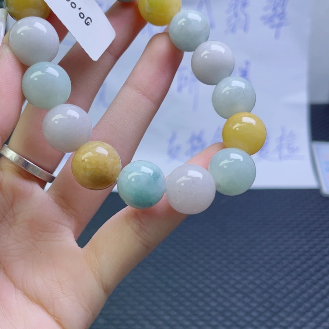 未镶嵌定制翡翠珠串