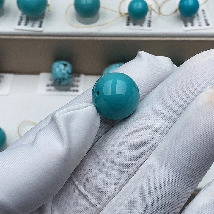 绿松石未镶嵌圆珠