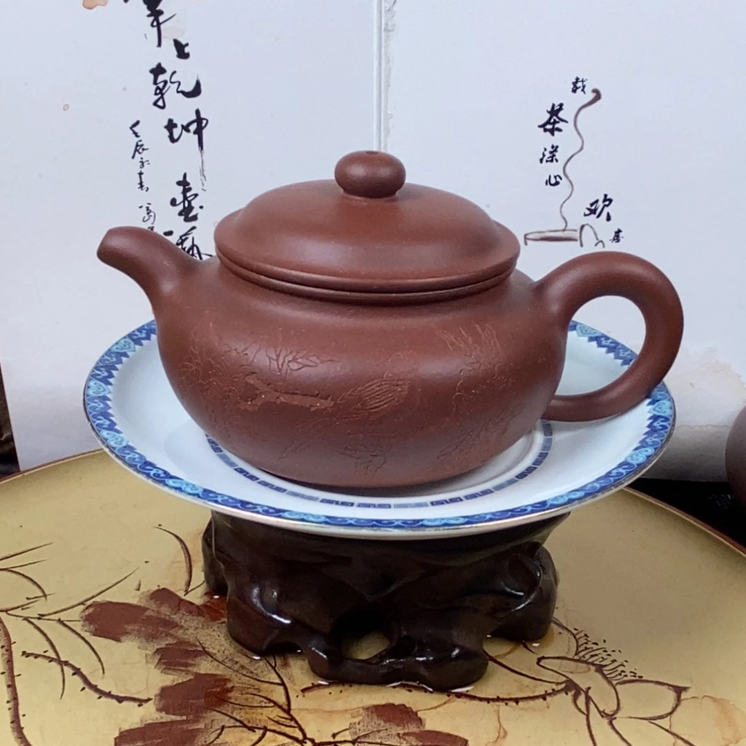 紫砂茶壶天***3容量宜兴紫砂壶