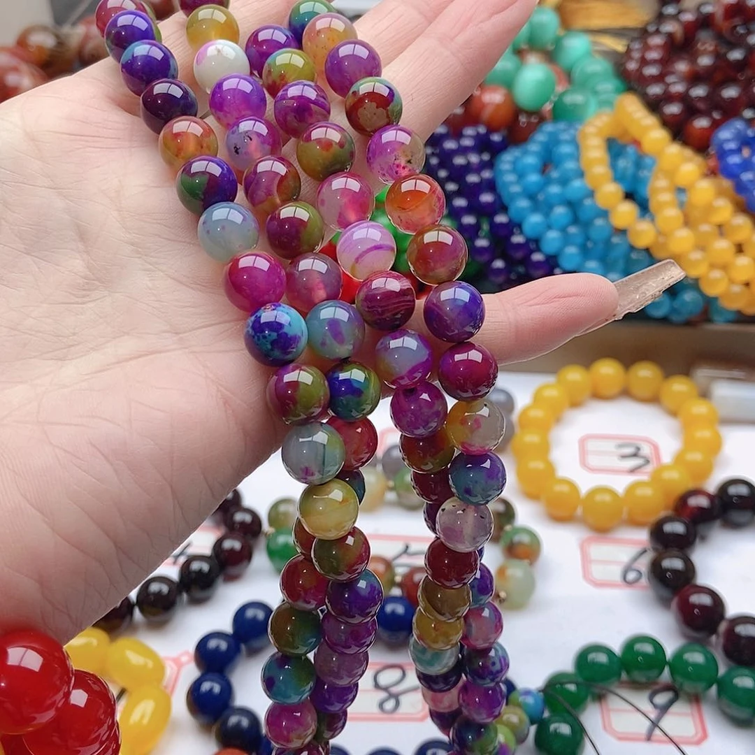 【闪购商品】玛瑙/玉髓手链未镶嵌海**台