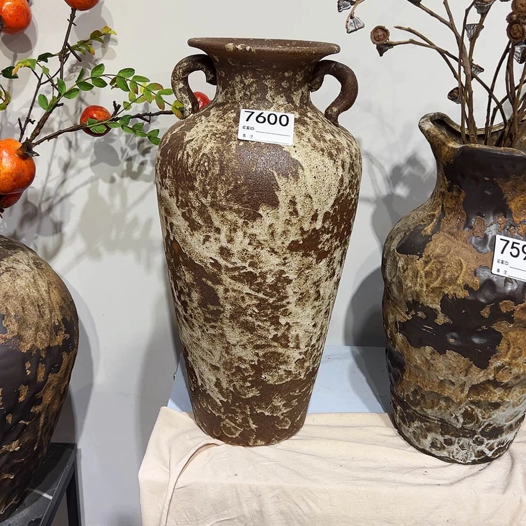 瓶7600高42口8-9陶瓷花瓶无孔