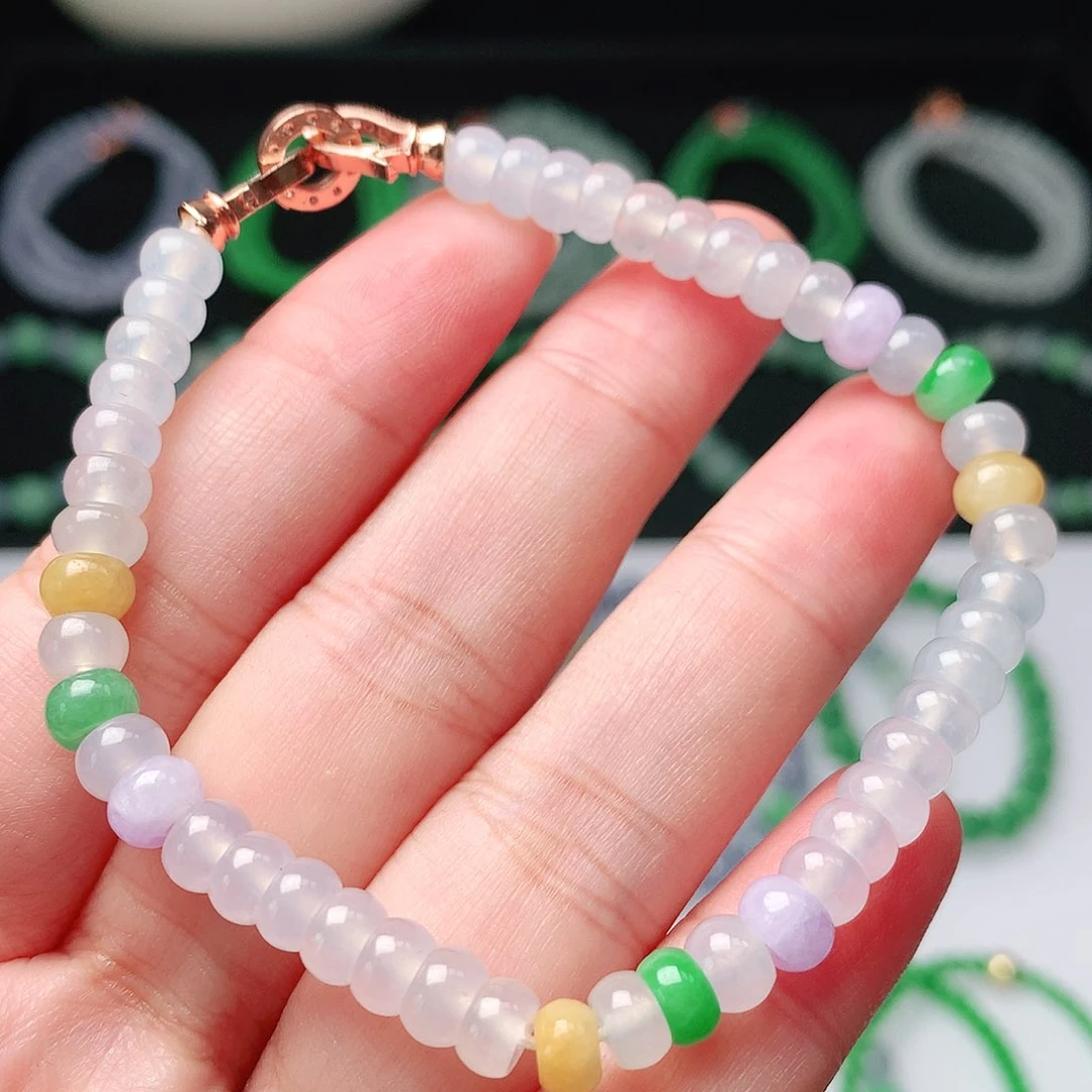 未镶嵌手链翡翠翡翠