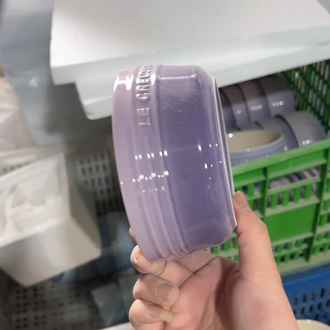 陶瓷 老**子+-++×+早餐碗 浅紫色