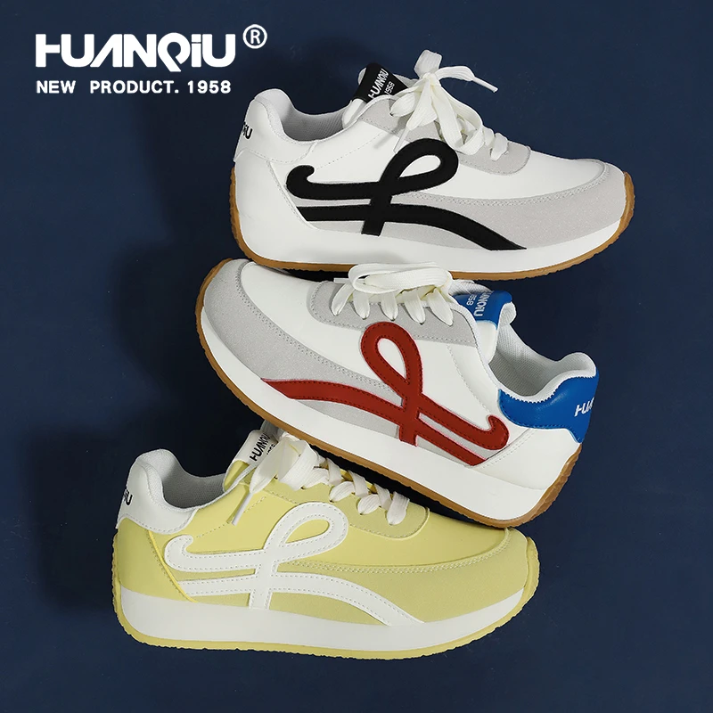 环球阿甘德训鞋女2025夏季新款时尚女鞋厚底增高休闲百搭运动鞋女