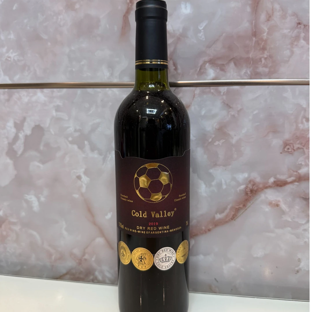 冷谷足球奖金干红葡萄酒