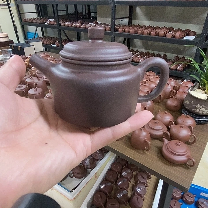 茶壶紫砂德钟原矿天青