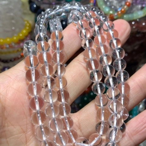 水晶佛珠未镶嵌岁***?8mm佛珠