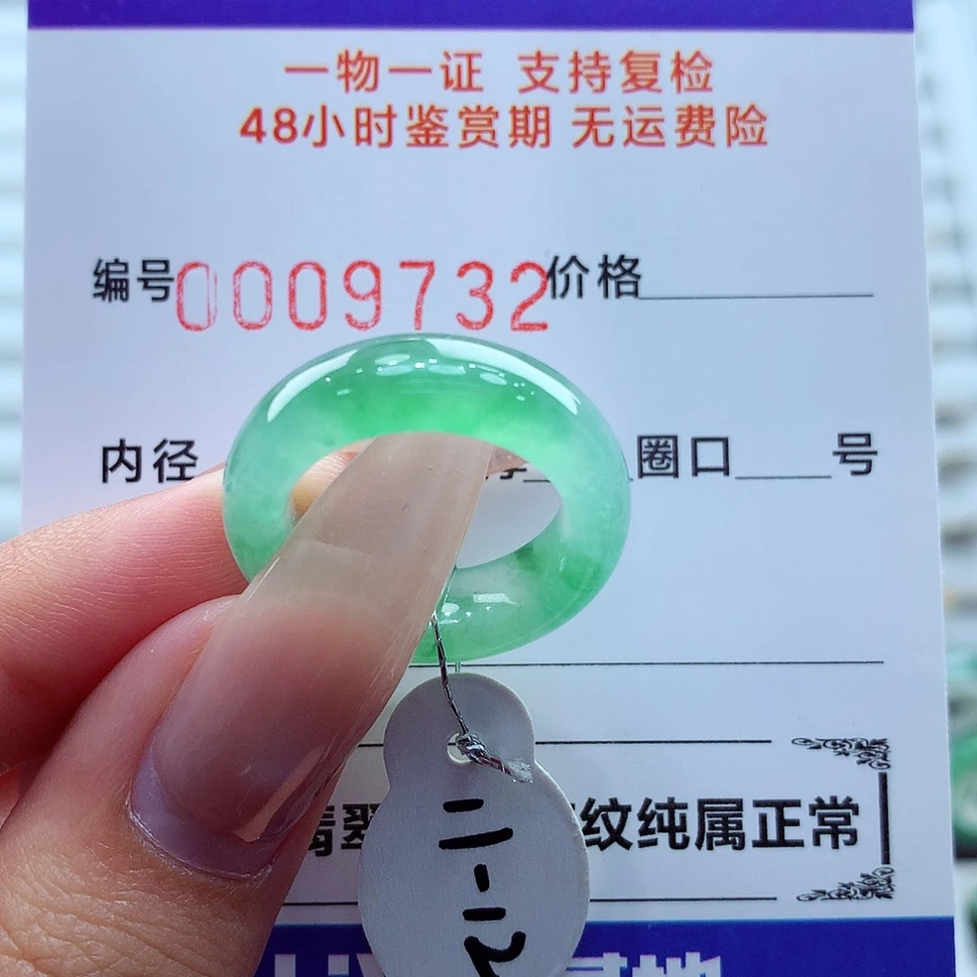 翡翠未镶嵌戒指翡翠