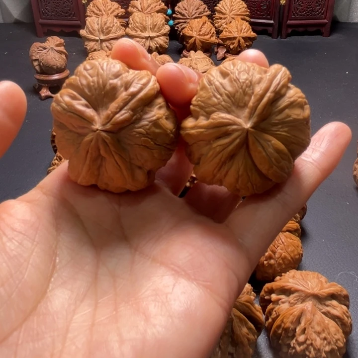 元宝两棱挂角40尺寸核桃