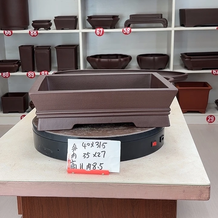 花盆紫砂双中线小