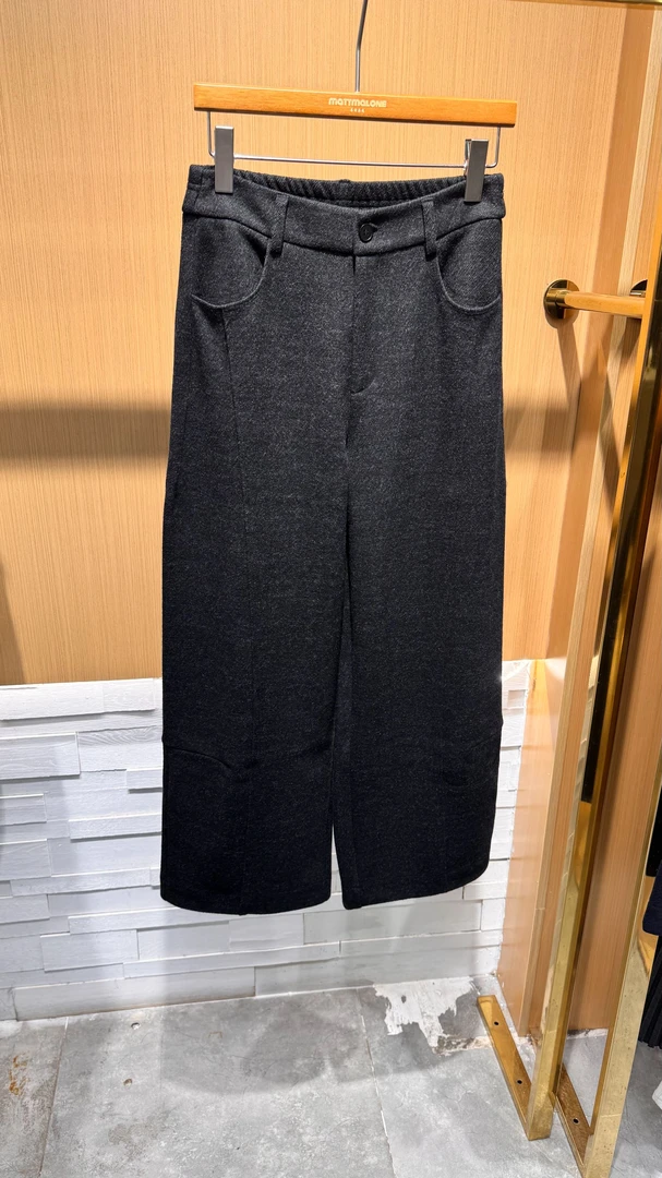 休闲裤秋冬九分裤舒适商务纯色加绒哪吒裤