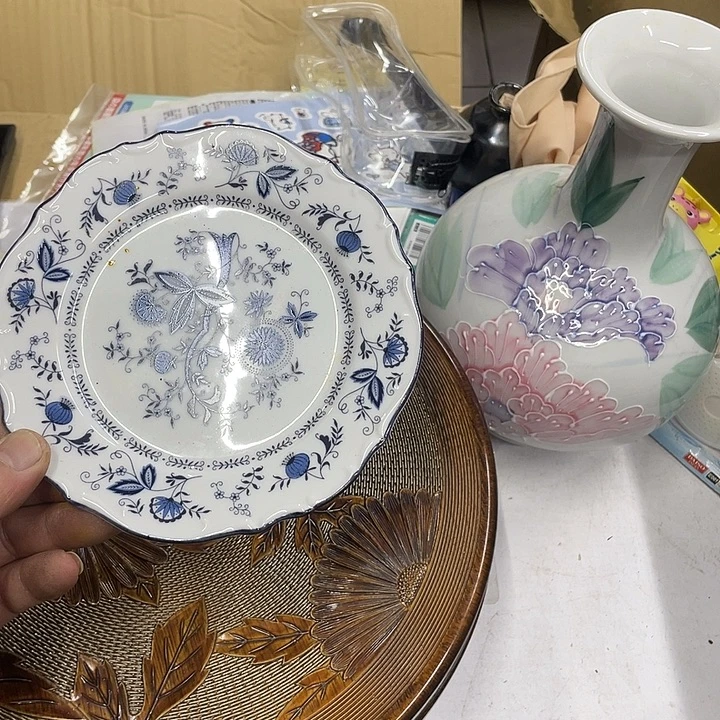 陕***姐摆件老讷精品瓷器盘子