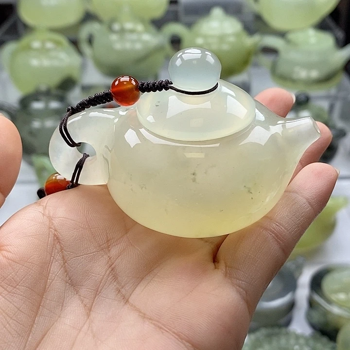 未镶嵌蛇纹石玉手把