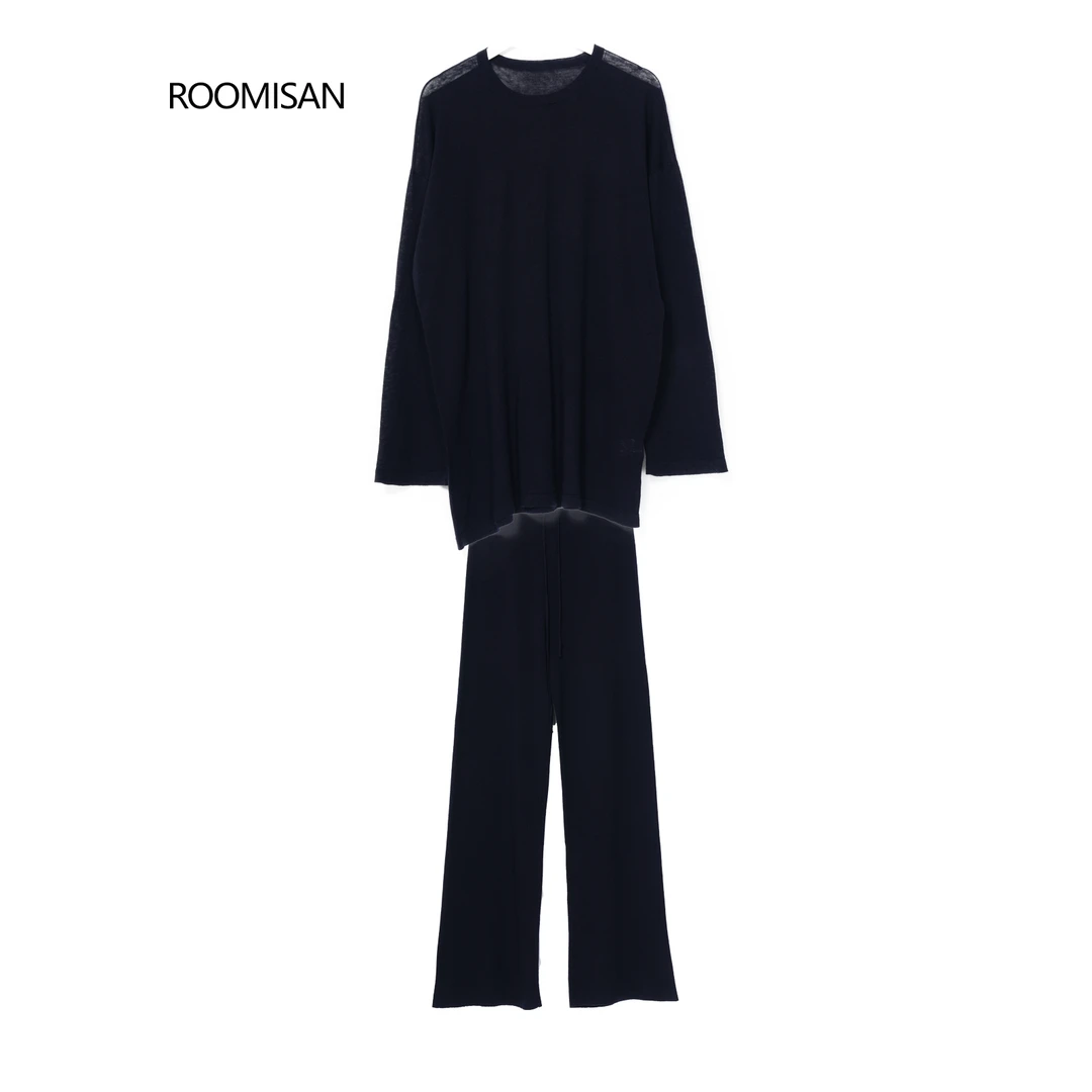 ROOMISAN 【轻启假日.澳洲超细初剪水溶绵羊毛毛衣套装】25892