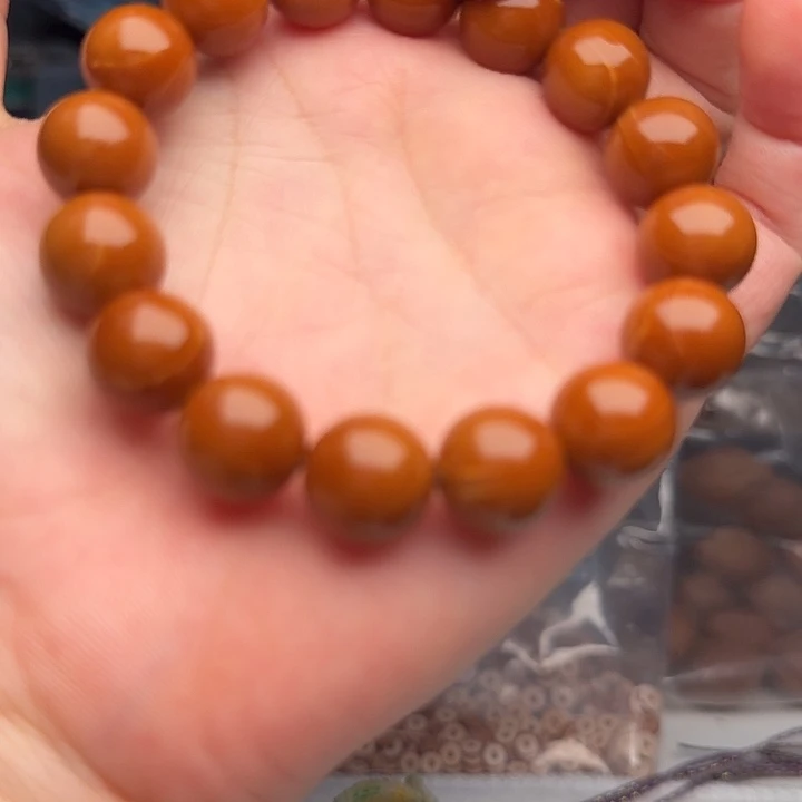橄榄核手串/手链1.3正圆光珠