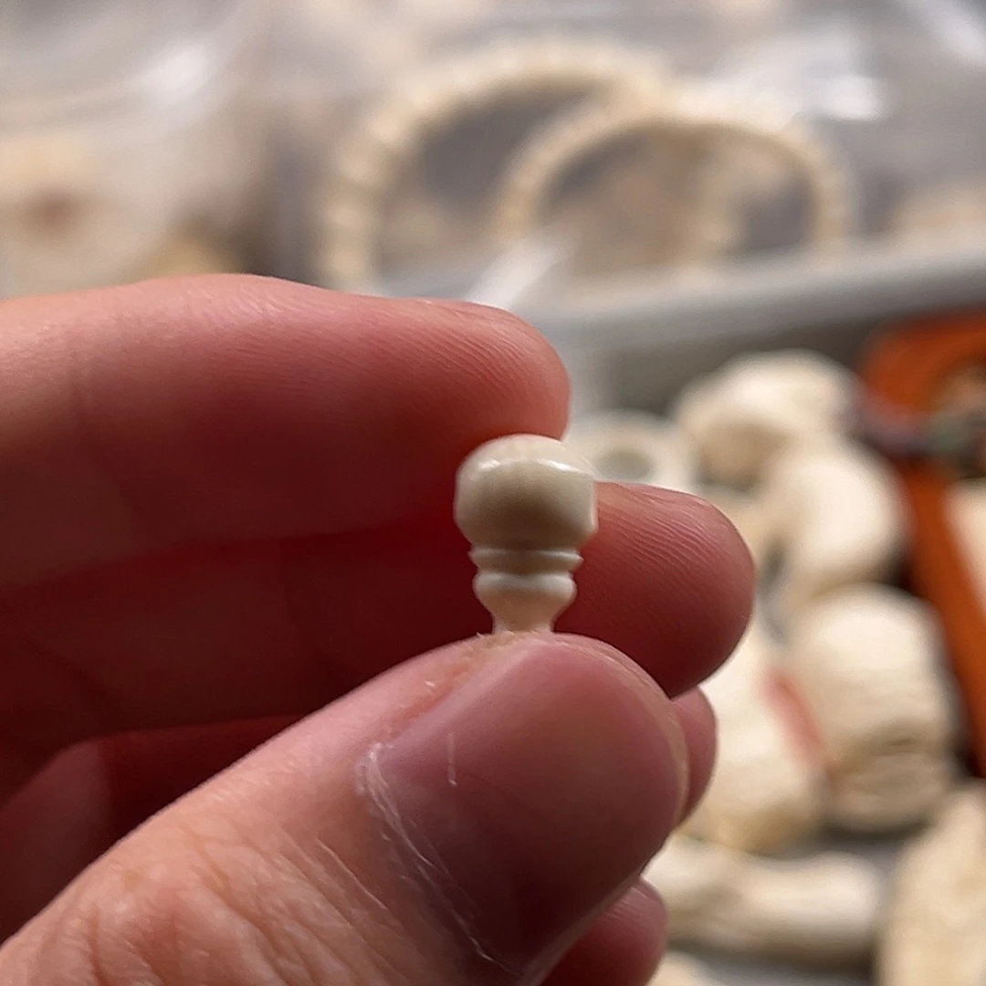 吊坠猛犸象牙7.2大小三通