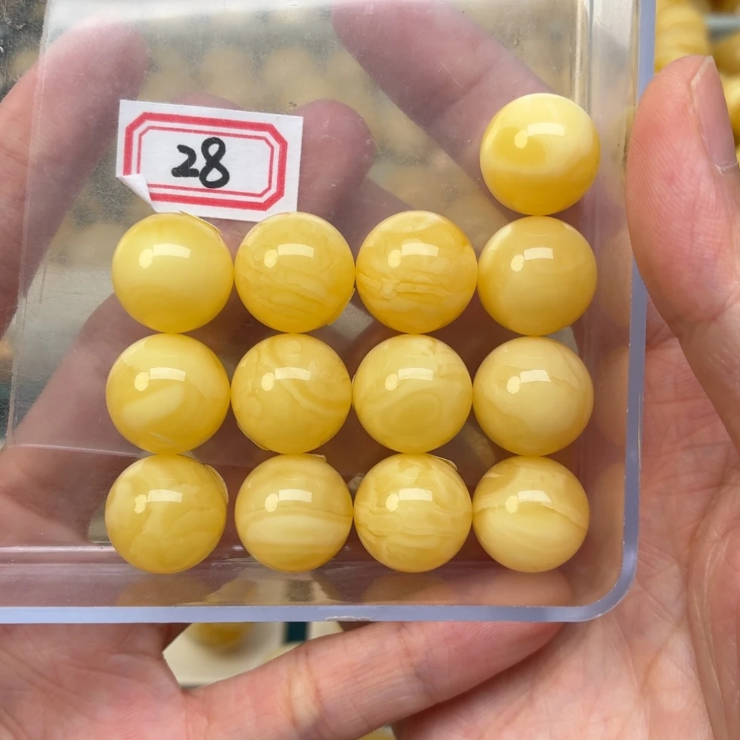 @***你未镶嵌蜜蜡裸石15+蜜蜡手串