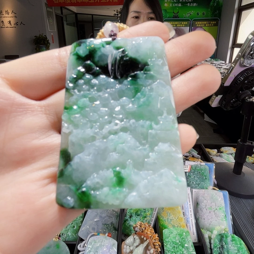 颈饰未镶嵌翡翠翡翠