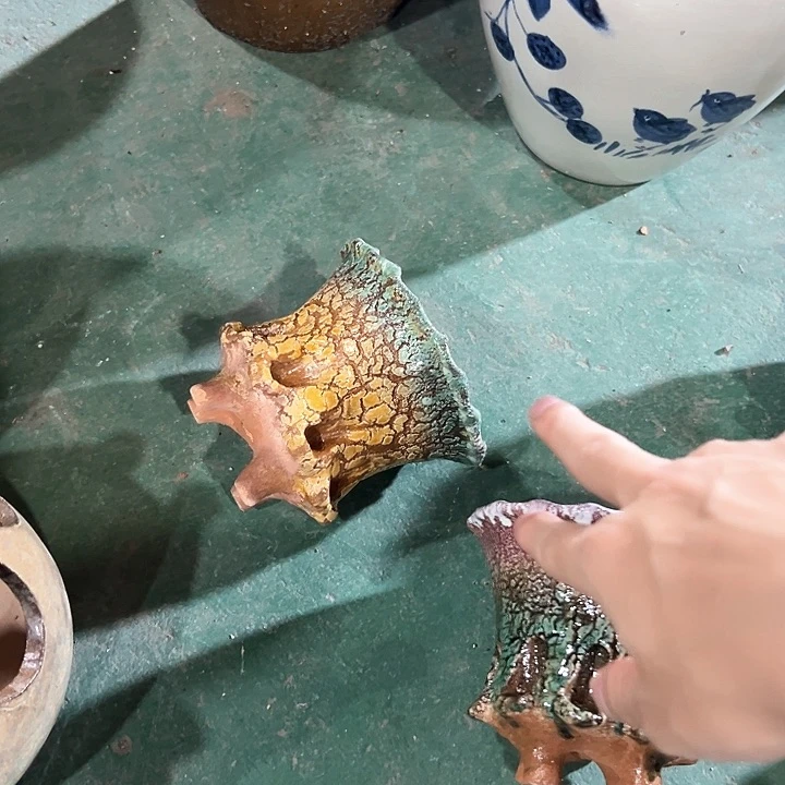 紫砂花盆次品颜色随机发