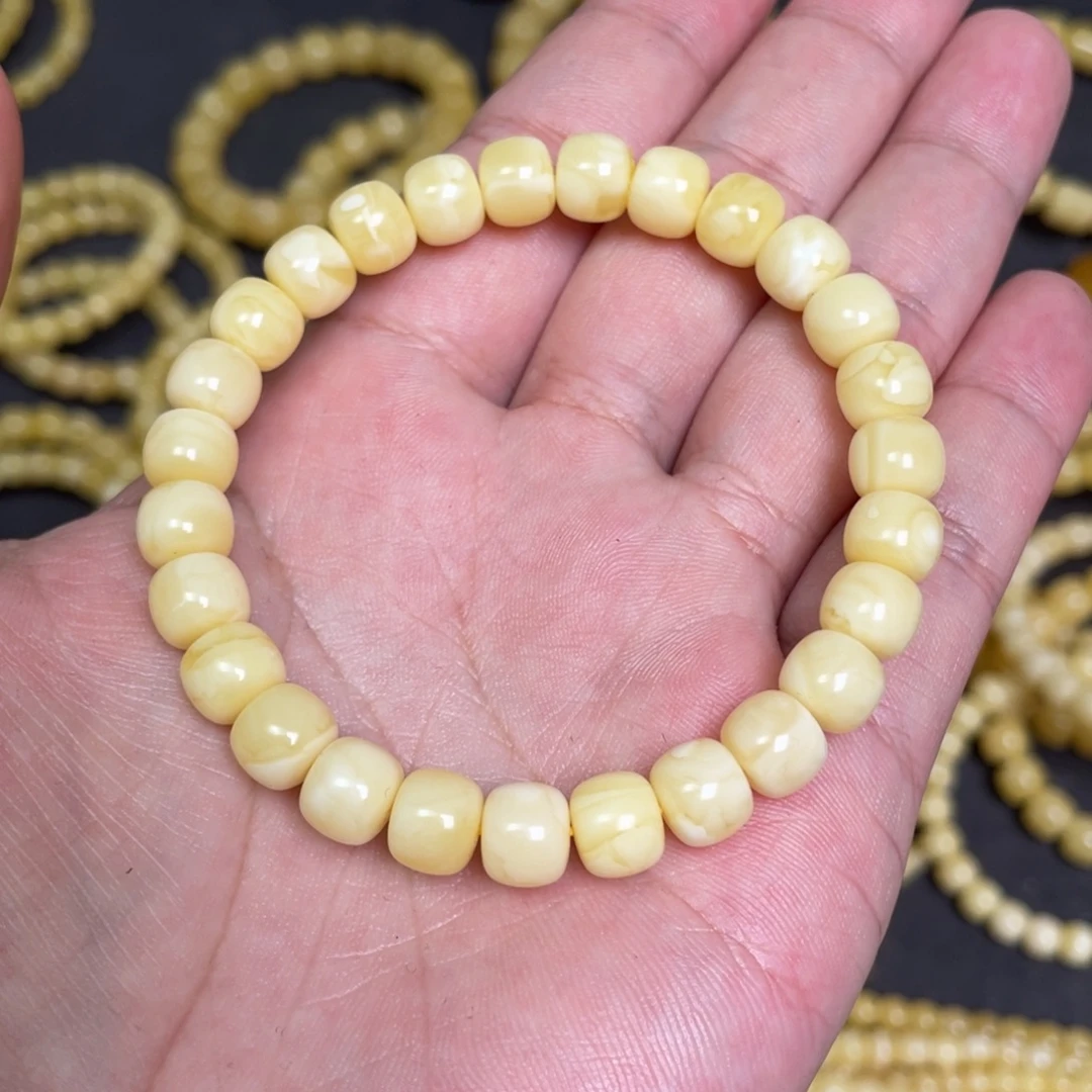 蜜蜡未镶嵌裸石8.5mm