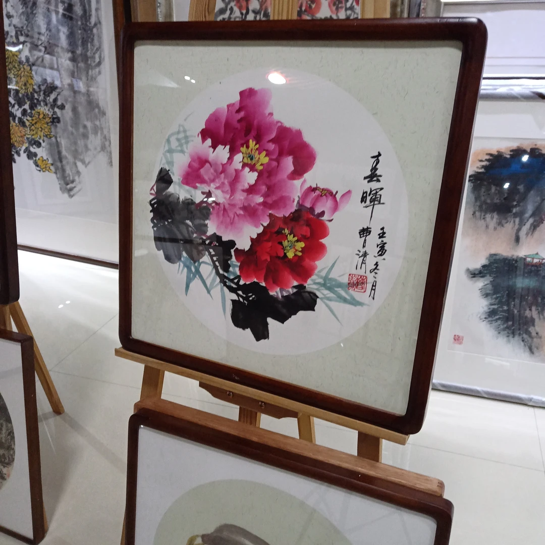 手绘中式书画/简约国画/家居装饰画/餐厅画/书画礼品/茶室挂画